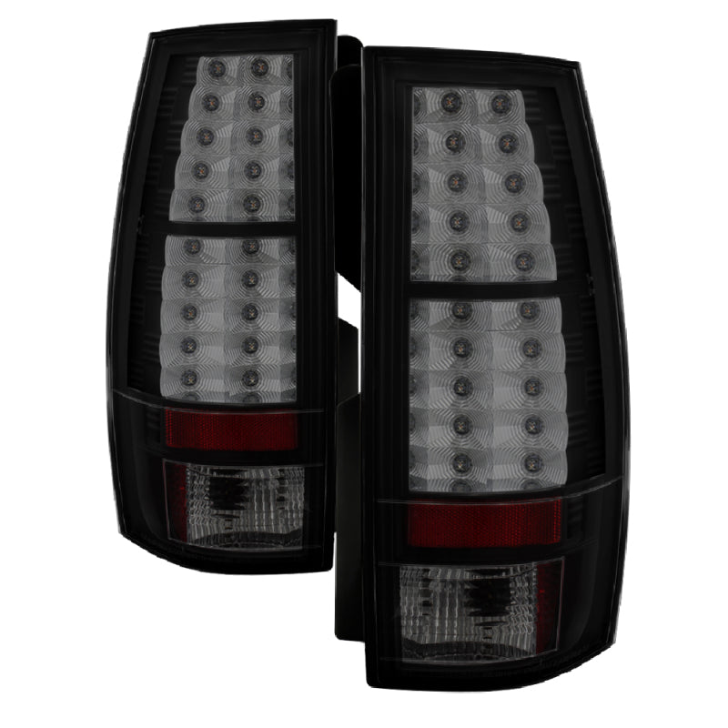 Spyder Chevy Suburban/GMC Yukon/Yukon Denali 07-14 LED Tail Lights Blk Smke ALT-YD-CSUB07-LED-BSM Tail Lights SPYDER