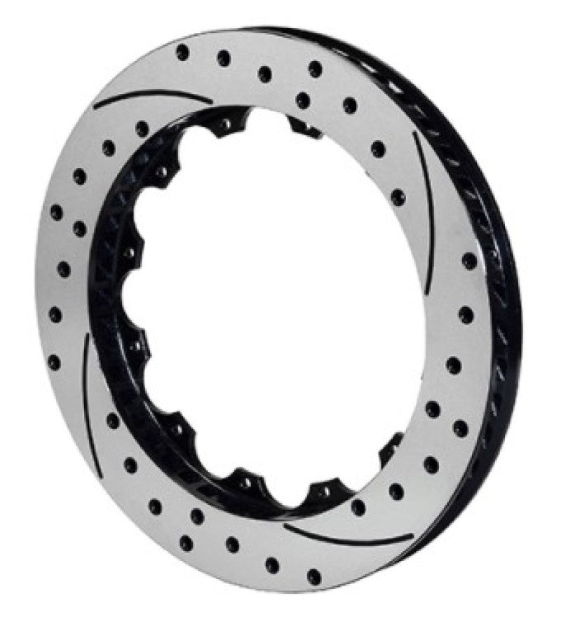 Wilwood Rotor-SRP48 SPC-37-RH-BLK-Drill 12.88 x 1.00 - 12 on 8.75in Brake Rotors - 2 Piece Wilwood