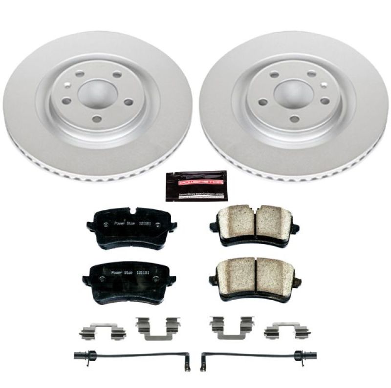 Power Stop 2012 Audi A7 Quattro Rear Z23 Evolution Sport Coated Brake Kit Brake Kits - Performance D&S PowerStop