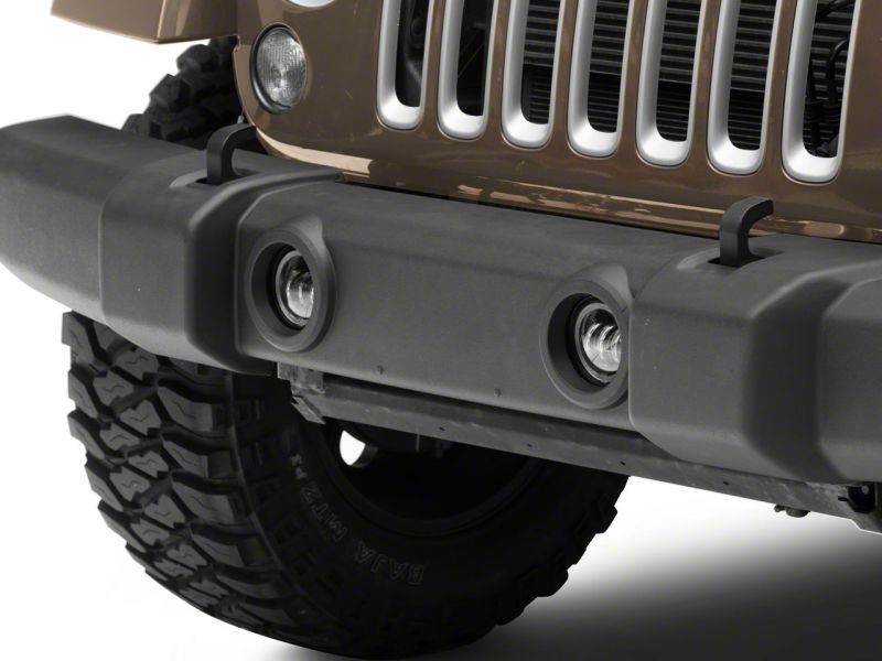 Raxiom 07-18 Jeep Wrangler JK Axial Series 4-In LED Devil Eyes Fog Lights w/ Halo Headlights Raxiom