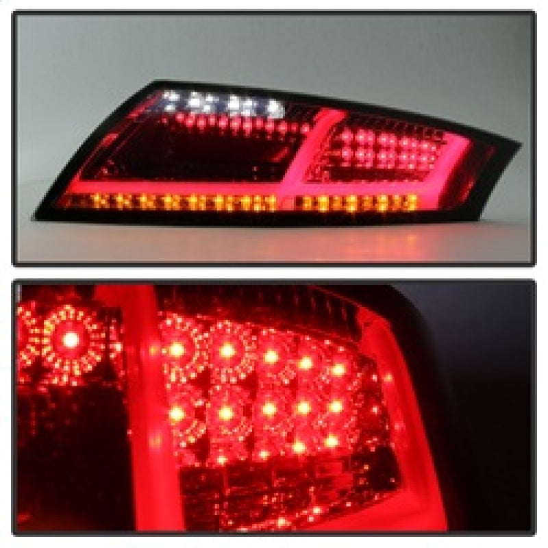Spyder Audi TT 07-12 LED Tail Lights Smoke ALT-YD-ATT07-LED-SM Tail Lights SPYDER
