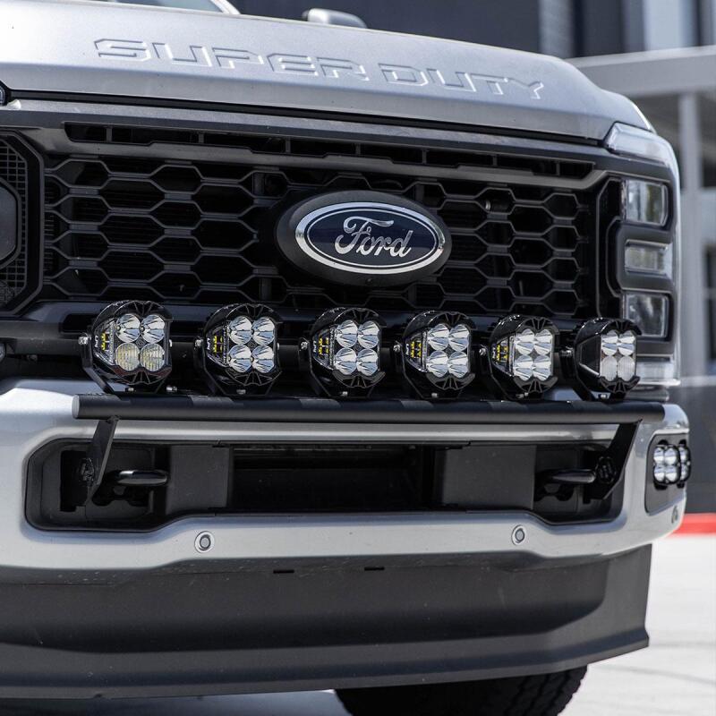Baja Designs 23+ Ford Super Duty LP4 Bull Bar Light Kit w/ Upfitter Light Bars & Cubes Baja Designs