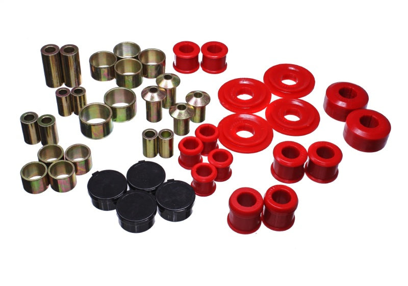 Energy Suspension 2015 Ford Mustang Rear Control Arm Bushing Set - Red Bushing Kits Energy Suspension