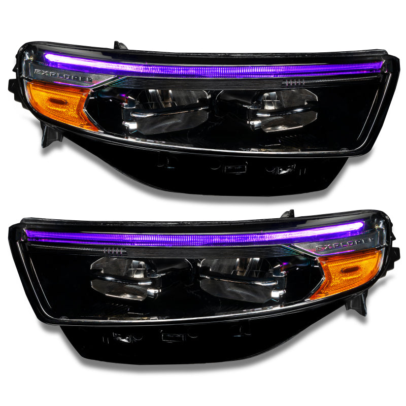 Oracle 20-22 Ford Explorer Dynamic RGB Headlight DRL Upgrade Kit - ColorSHIFT - Dynamic Headlights ORACLE Lighting