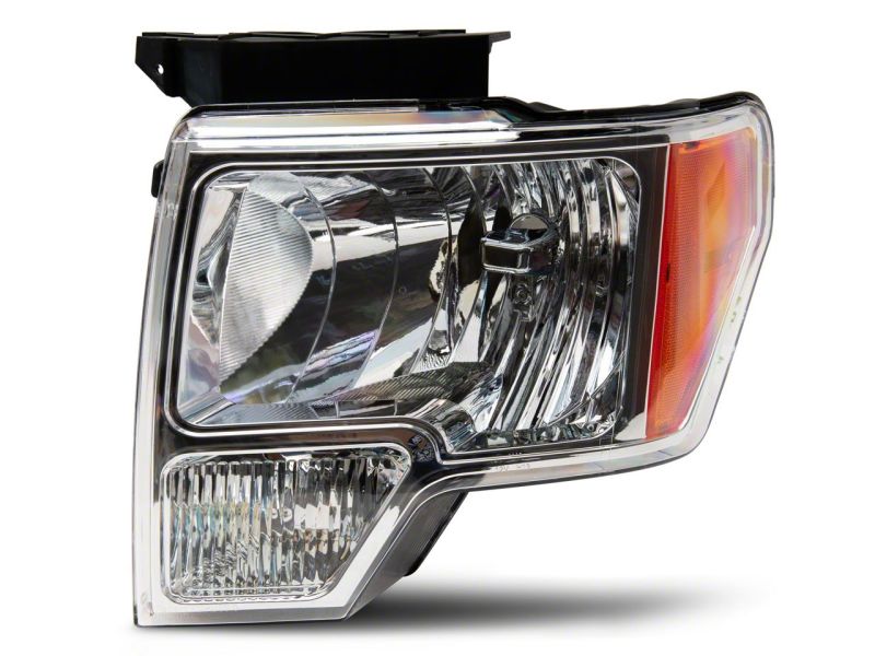Raxiom 09-14 Ford F-150 Axial OEM Style Rep Headlights- Chrome Housing (Clear Lens) Headlights Raxiom