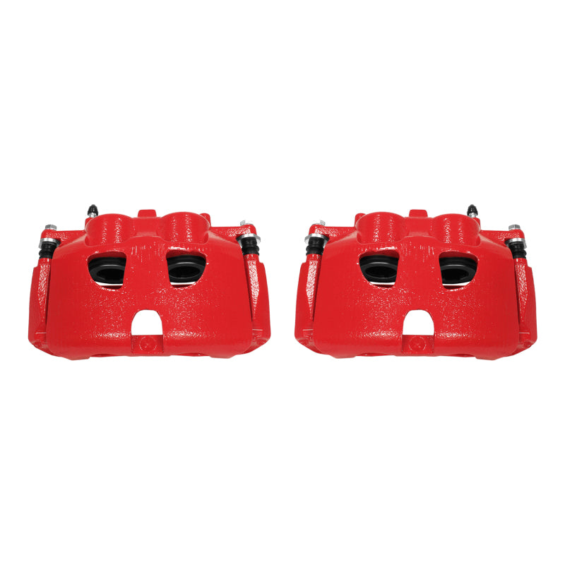 Power Stop 10-17 Ford Expedition Front Red Calipers w/Brackets - Pair Brake Calipers - Perf PowerStop