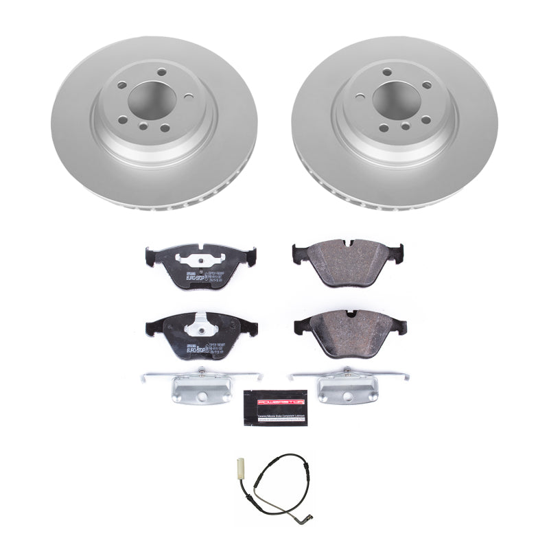 Power Stop 2009 BMW 335d Front Euro-Stop Brake Kit Brake Kits - OE PowerStop