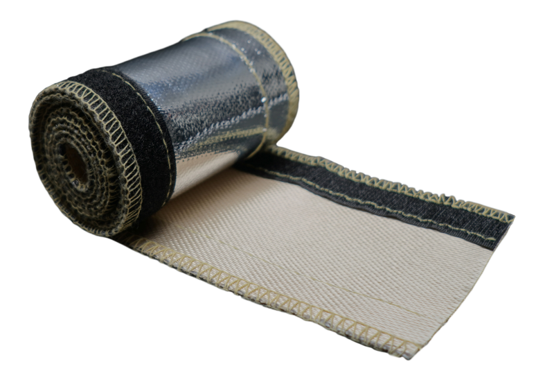 DeatschWerks 3ft Reflective Heat Protection Sleeving for -8 AN Hose Thermal Sleeves DeatschWerks