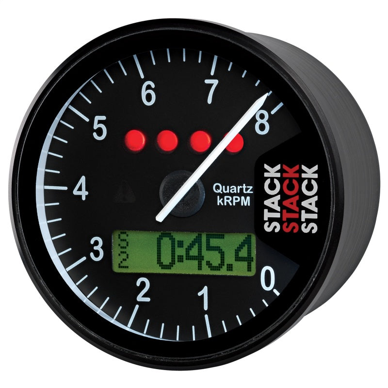 Autometer Stack Display Tachometer 0-8K RPM - Black Gauges AutoMeter