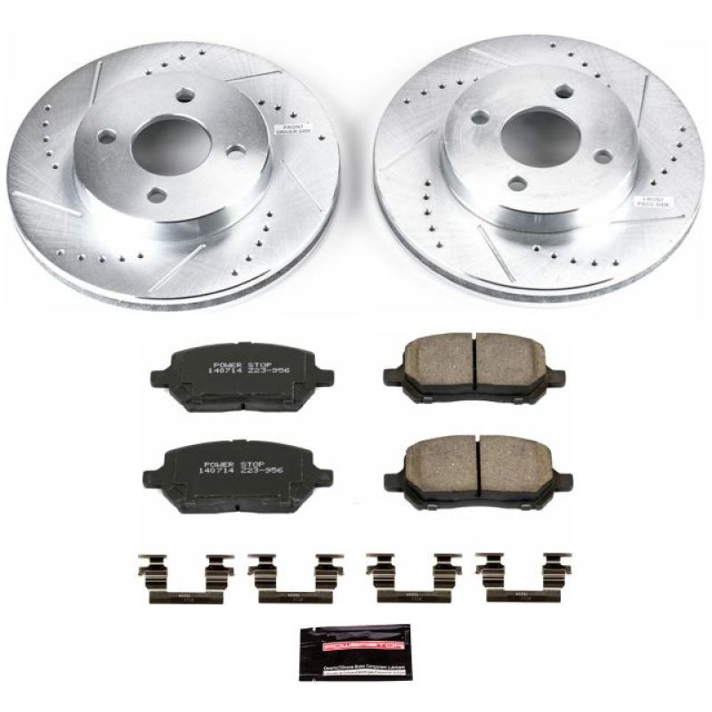Power Stop 05-10 Chevrolet Cobalt Front Z23 Evolution Sport Brake Kit Brake Kits - Performance D&S PowerStop