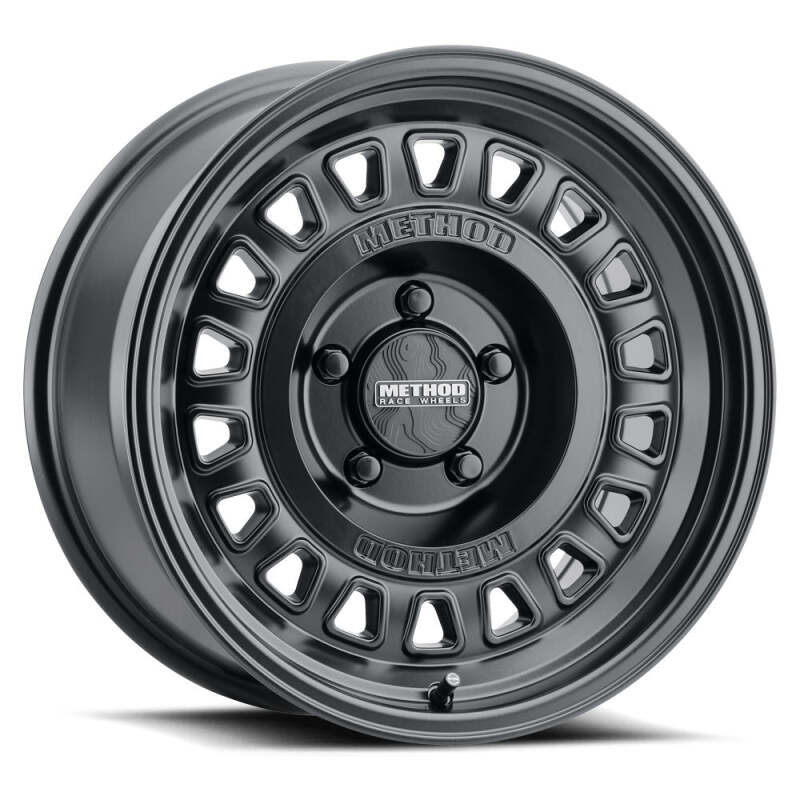Method MR320 17x8.5 0mm Offset 6x135 BP 135mm CB 4.72in BS Matte Black Wheel Wheels - Cast Method Wheels