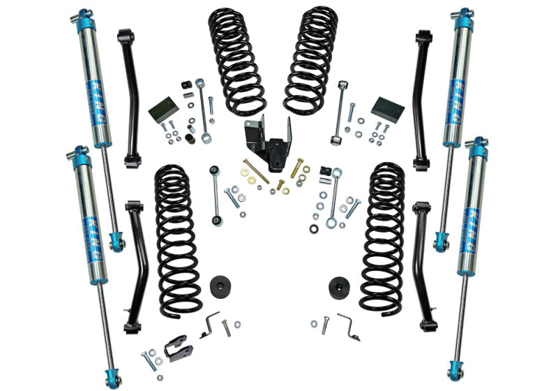 Superlift 18-20 Jeep Wrangler JL Unlimited - 4in Dual Rate Coil Lift Kit w/ King 2.0 Shocks Lift Kits Superlift