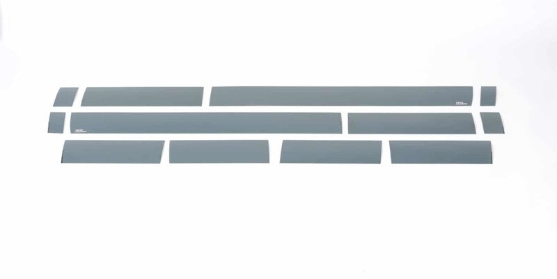 Putco 07-13 Chevy Silv Reg Cab 8ft Long Box - 6in Wide - 12pcs Black Platinum Rocker Panels Body Armor & Rock Rails Putco