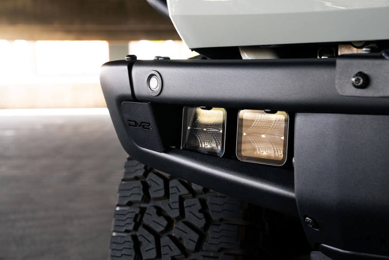 DV8 Offroad 21-22 Ford Bronco Factory Bumper Pocket Light Mount (Pair) 3in LED Pod Lights Light Mounts DV8 Offroad