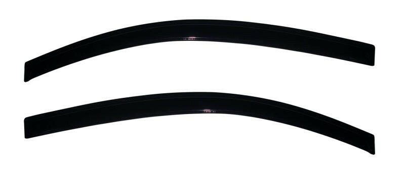 AVS 11-17 Fiat 500 Ventvisor Outside Mount Window Deflectors 2pc - Smoke Wind Deflectors AVS
