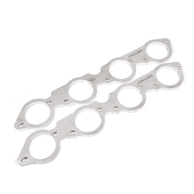 Stainless Works BBC Round Port 304SS Exhaust Flanges 2-3/8in Primaries (Raised Port Heads Only) Flanges Stainless Works