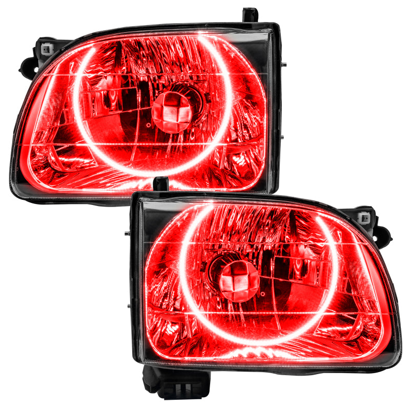 Oracle Lighting 01-04 Toyota Tacoma Pre-Assembled LED Halo Headlights -Red Headlights ORACLE Lighting
