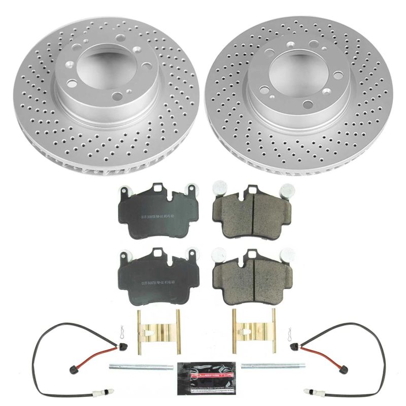 Power Stop 06-08 Porsche 911 Front Z17 Evolution Geomet Coated Brake Kit Brake Kits - Performance Blank PowerStop