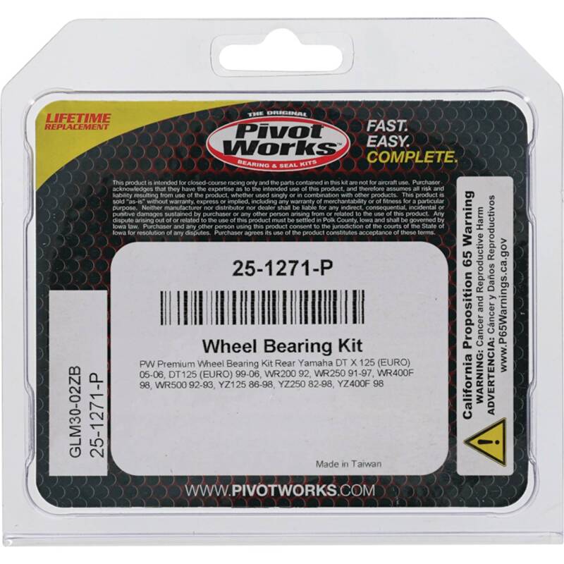 Pivot Works Premium Wheel Bearing Wheel Bearings Pivot Works
