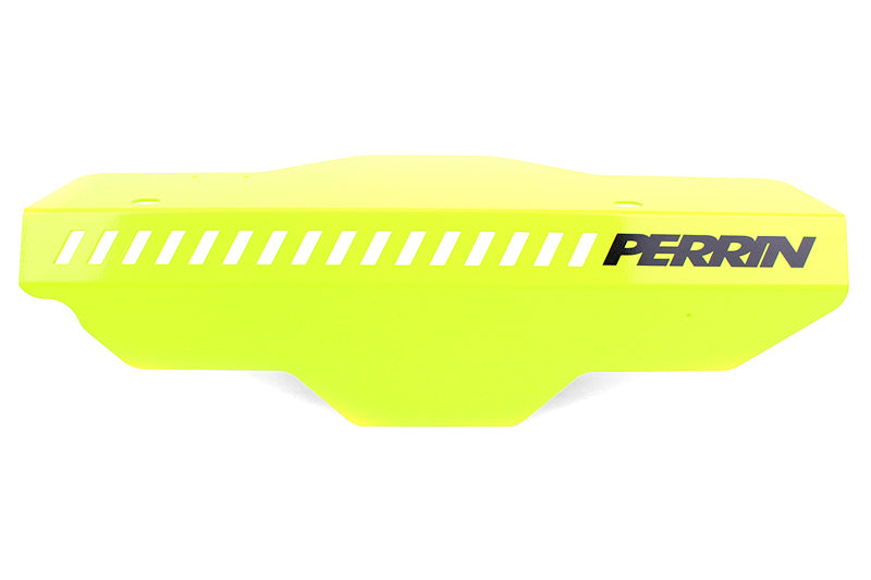 PERRIN 02-14 Subaru WRX / 04-21 STI / 08-11 Impreza Pulley Cover - Neon Yellow Engine Covers Perrin Performance