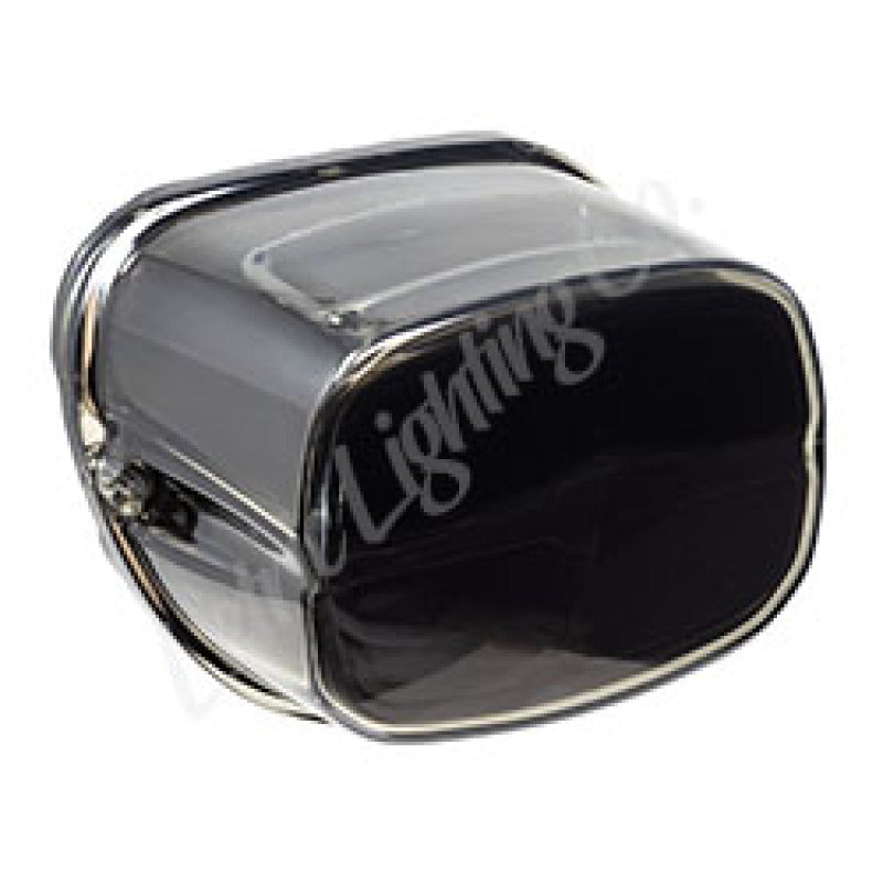 Letric Lighting 1999+ OEM Sq Back Model Squareback LED Taillight - Black (Chrome Housing/Clear Lens) Tail Lights Letric Lighting