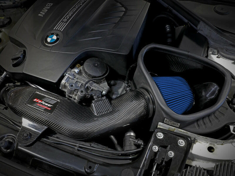 aFe Track Series Carbon Fiber Intake w/Pro 5R Filter BMW M2 (F87) 16-18 L6-3.0L (t) N55 Cold Air Intakes aFe