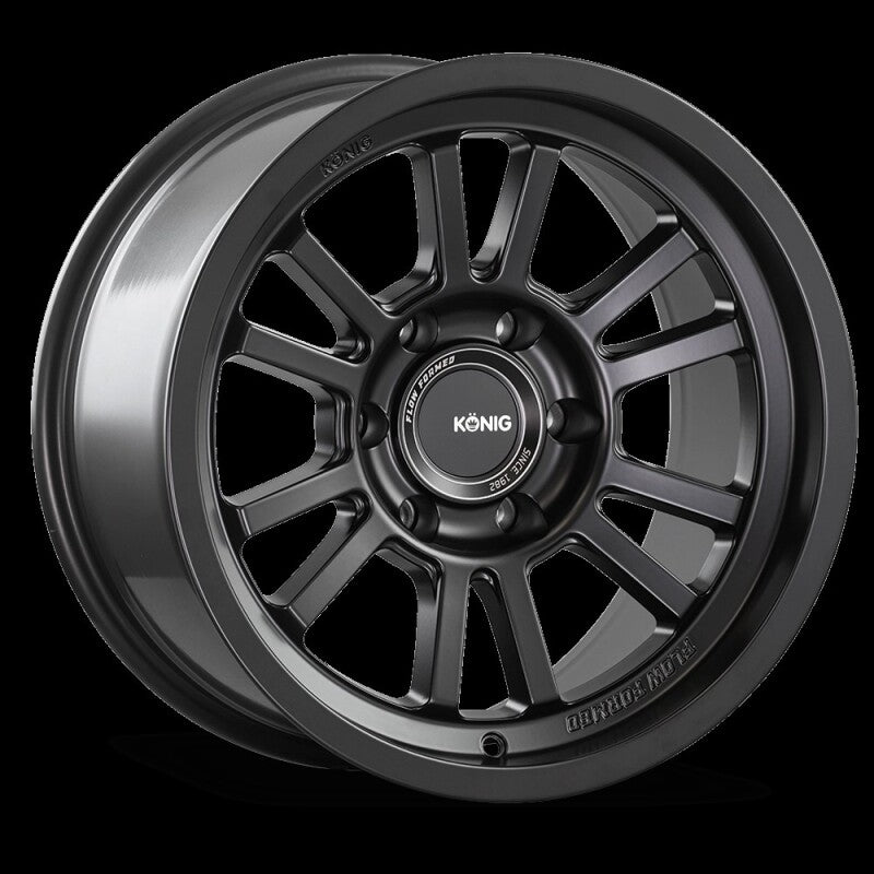 Konig HT1 18X9 6X139.7 ET0 Matte Black Wheels - Cast Konig