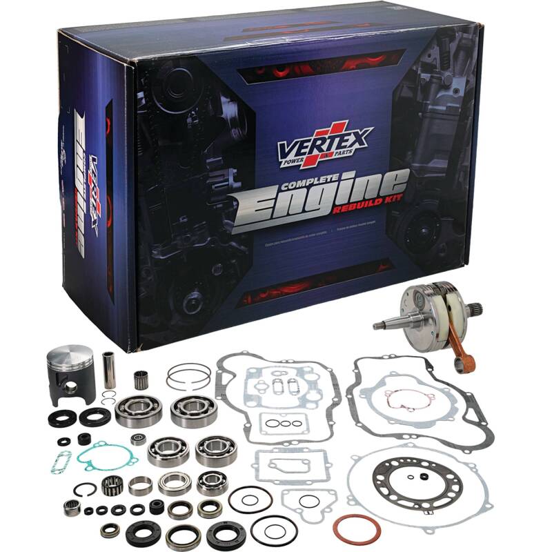 Vertex Pistons 98-01 KX 250 Complete Engine Rebuild Kit Gasket Kits Vertex Pistons