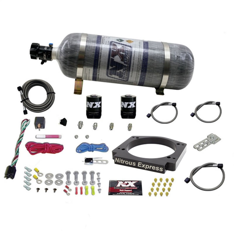 Nitrous Express GM LS 112mm Adapter Plate Kit (100-400HP) w/ 12LB Bottle Nitrous Systems Nitrous Express