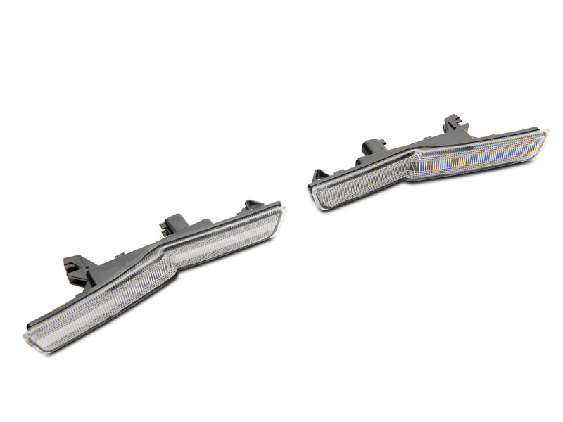 Raxiom 18-23 Dodge Challenger Widebody Axial Series LED Side Marker Lights Front and Rear- Clear Sidemarkers & Indicators Raxiom