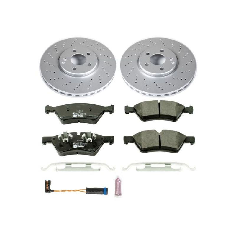 Power Stop 07-09 Mercedes-Benz E350 Front Euro-Stop Brake Kit Brake Kits - OE PowerStop