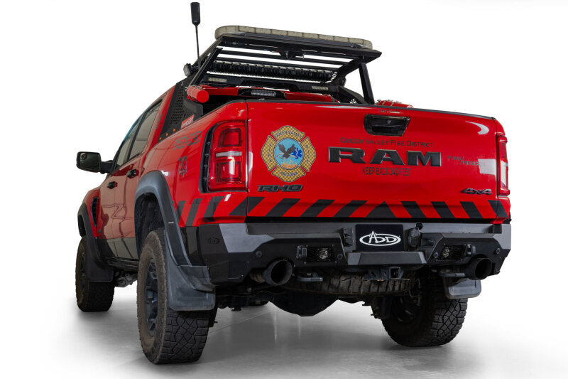 Addictive Desert Designs 2025 Ram RHO Stealth Fighter Rear Bumper Bumpers - Steel Addictive Desert Designs