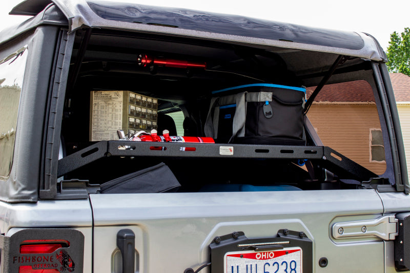 Fishbone Offroad 2018+ Jeep Wrangler JL Interior Storage Rack Storage Racks Fishbone Offroad