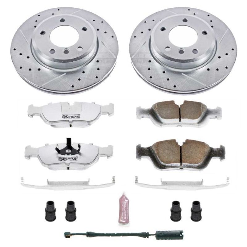 Power Stop 01-02 BMW Z3 Front Z26 Street Warrior Brake Kit Brake Kits - Performance D&S PowerStop