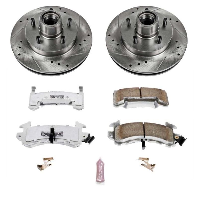 Power Stop 82-87 Buick Regal Front Z26 Street Warrior Brake Kit Brake Kits - Performance D&S PowerStop
