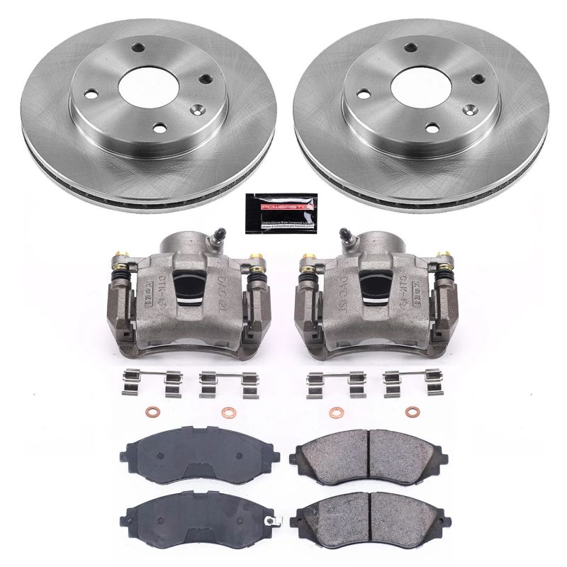 Power Stop 04-08 Suzuki Forenza Front Autospecialty Brake Kit w/Calipers Brake Kits - OE PowerStop