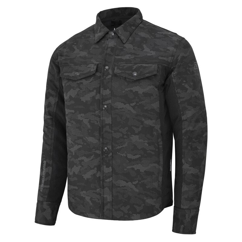 Speed and Strength True Grit Mesh Moto Shirt Reflective Camo/Black - Medium Shirts Speed and Strength
