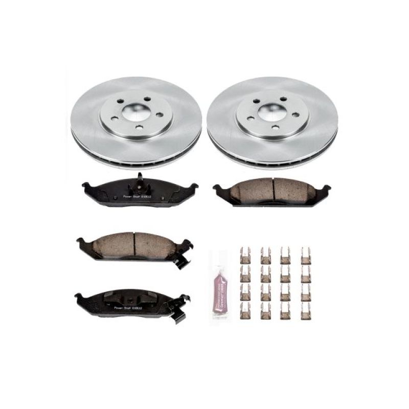 Power Stop 95-00 Chrysler Cirrus Front Autospecialty Brake Kit Brake Kits - OE PowerStop