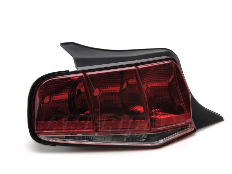Raxiom 10-12 Ford Mustang Aero Tail Lights- Blk Housing (Smoked Lens) Tail Lights Raxiom