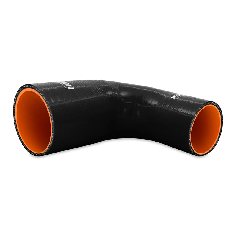 Mishimoto Silicone Reducer Coupler 90 Degree 3in to 3.5in - Black Silicone Couplers & Hoses Mishimoto