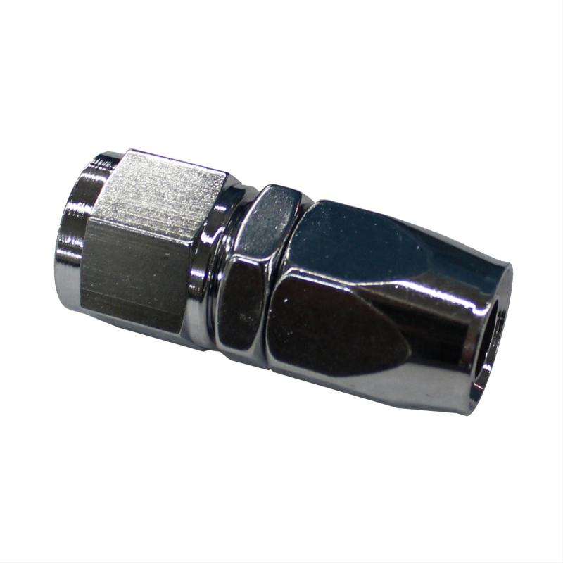 Fragola -10AN Straight Pro-Flow Hose End Chrome Fittings Fragola