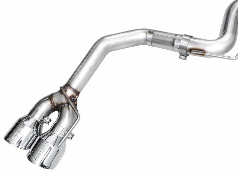 AWE 2024 Ford Mustang GT Fastback S650 RWD Track Edition Cat-Back Exhaust w/ Quad Chrome Silver Tips Catback AWE Tuning