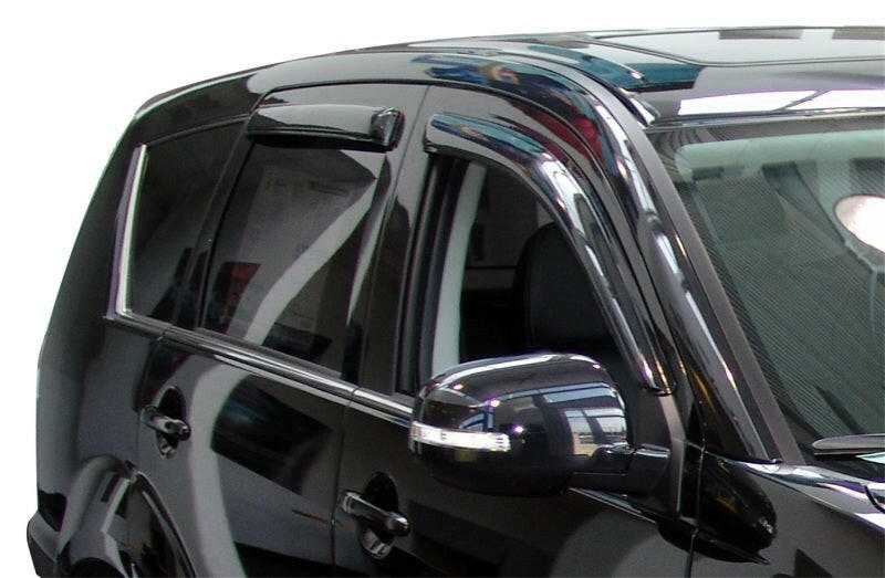 AVS 11-18 Mitsubishi Outlander (Excl. Sport) Ventvisor Outside Mount Window Deflectors 4pc - Smoke Wind Deflectors AVS