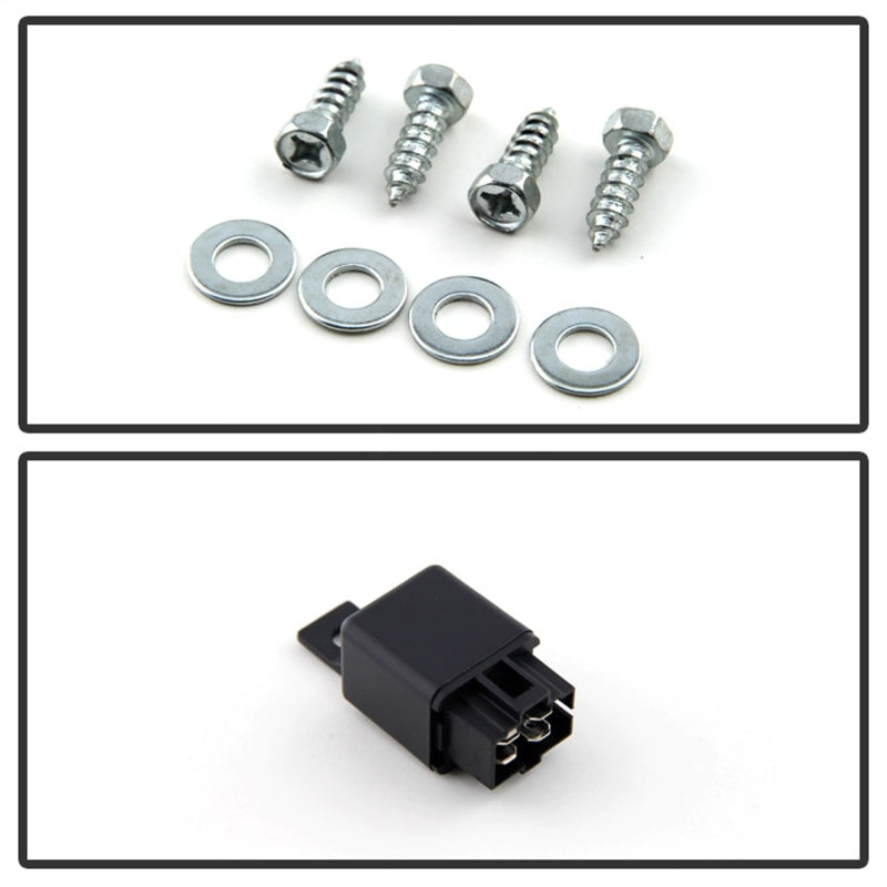 Spyder Dodge Grand Caravan 2011-2015 OEM Fog Light W/Universal Switch- Clear FL-DGC2011-C Fog Lights SPYDER