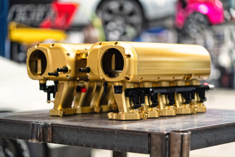 AMS Performance V10 Audi R8 / Lamborghini Huracan / Performante Billet Intake Manifold - CLR Anodize Intake Manifolds AMS