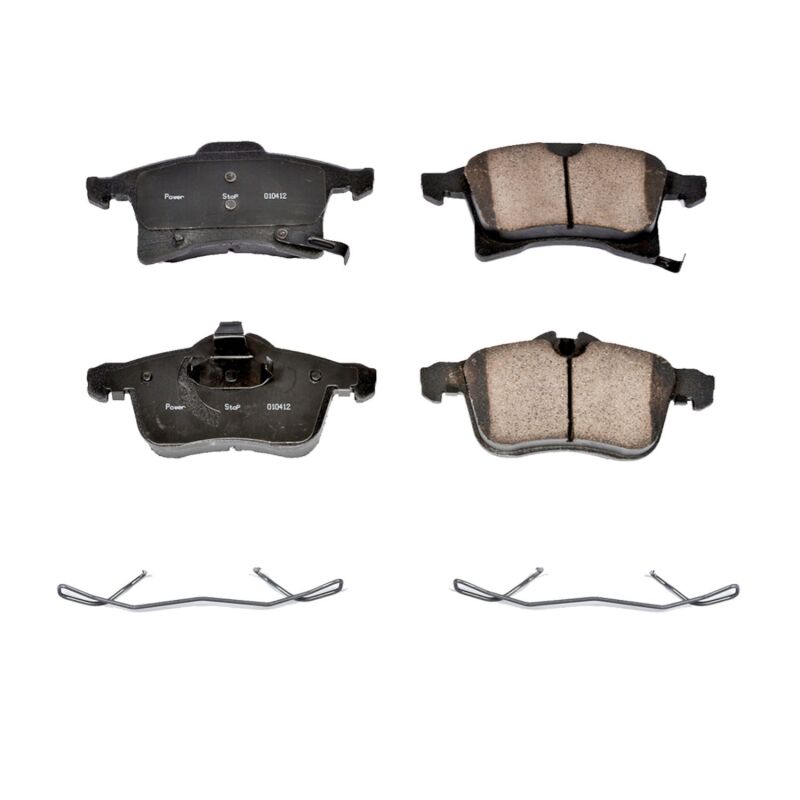 Power Stop 08-09 Saturn Astra Front Z17 Evolution Ceramic Brake Pads w/Hardware Brake Pads - OE PowerStop