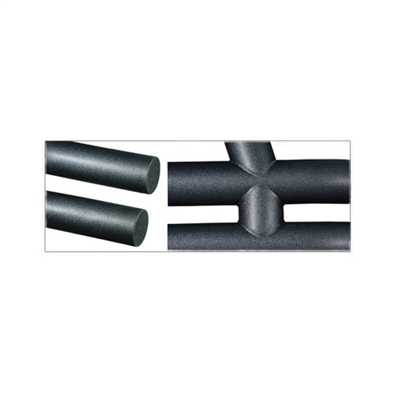 Rugged Ridge 3-In Dbl Tube Front Bumper w/ Hoop 76-06 CJ / Jeep Wrangler Bumper Accessories Rugged Ridge