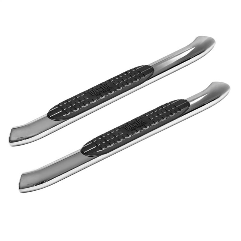 Westin 18-22 Jeep Wrangler JL 2dr PRO TRAXX 4 Oval Nerf Step Bars - SS Nerf Bars Westin