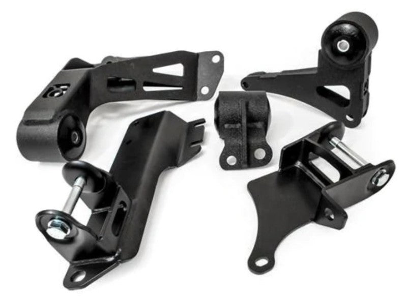 Innovative 90-93 Integra K-Series Black Steel Mounts 95A Bushings (Not K24 Trans) Engine Mounts Innovative Mounts