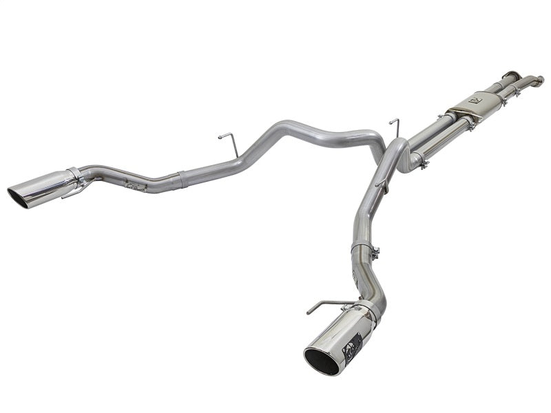 aFe MACHForce XP Exhaust Cat-Back SS-409 2017 Ford F-150 Raptor V6-3.5L (tt) w/ Polished Tips Catback aFe